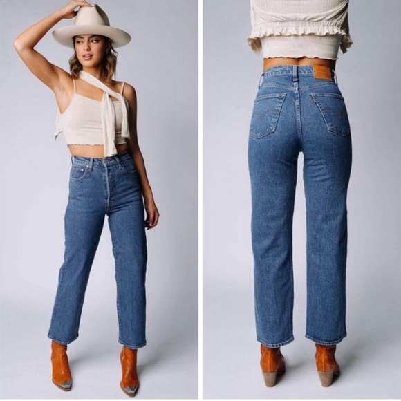 Levi's Denim - Levi Jeans - Ribcage Straight Ankle - Size W24 L27